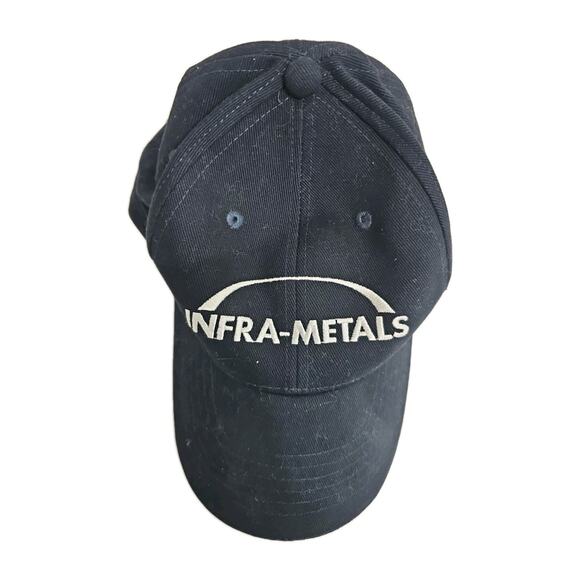 INFRA-METALS Co. Men's Navy Blue Baseball Cap Hat Strapback Steel Distribution - Picture 1 of 6